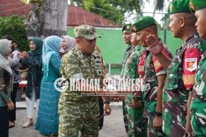 Kunker di Koramil Bunta, Danrem 132/TDL Tegaskan Prajurit Semakin Solid dan Profesional Dalam Tugas