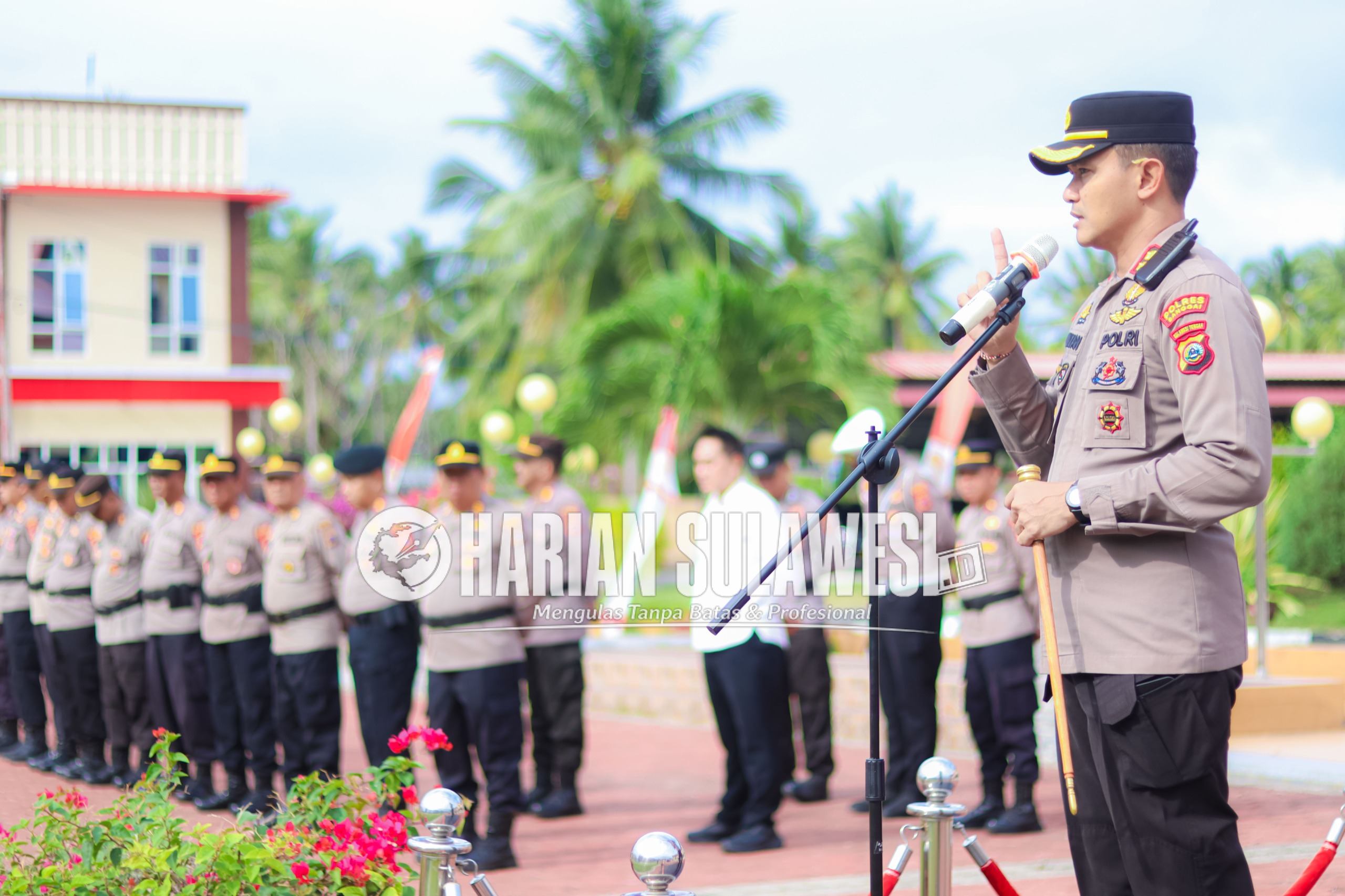 Dinamika Perkembangan Zaman, Kapolres Banggai Tegaskan Anggota Respontif dan Humanis