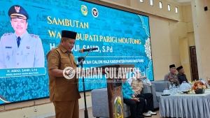 Wabup Abdul Sahid Ingatkan Jamaah Haji Jangan Berjalan Sendiri Saat di Tanah Suci   