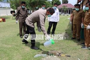 Pemusnahan Barang Bukti 23 Perkara Pidana di Kejari di Hadiri Kapolres Touna