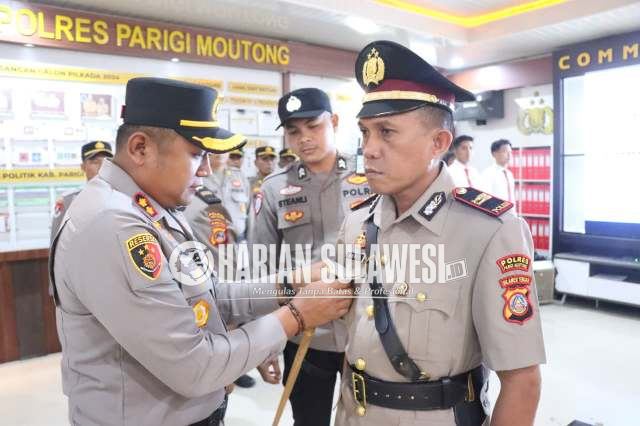 Kapolres Parigi Moutong Pimpin Sertijab Kapolsek Sausu