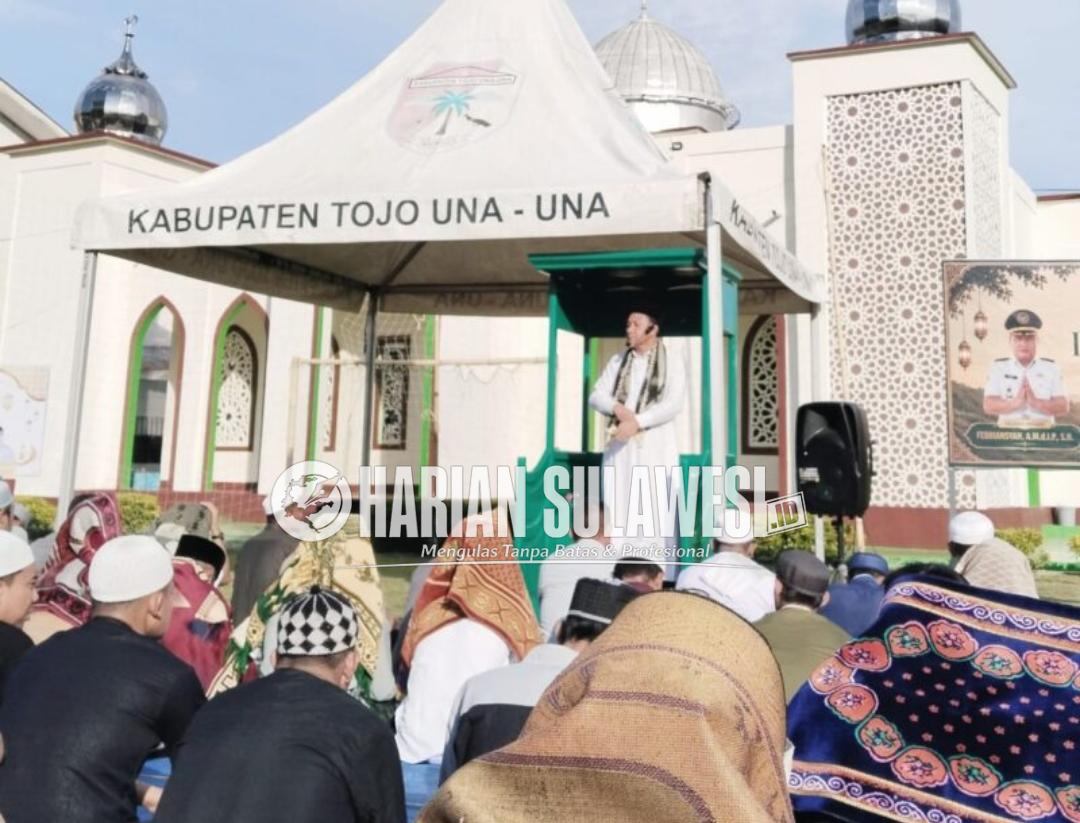 Idul Adha di Lapas Ampana, Bupati Ilham Lawidu Ajak Warga Binaan Teladani Keikhlasan Nabi Ibrahim