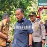 Ketua DPRD Parigi Moutong Hadiri Launching Nasional Jembatan Garuda di Siniu