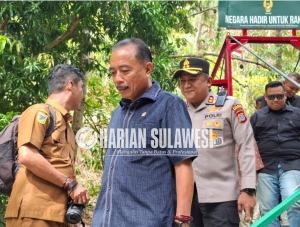 Ketua DPRD Parigi Moutong Hadiri Launching Nasional Jembatan Garuda di Siniu