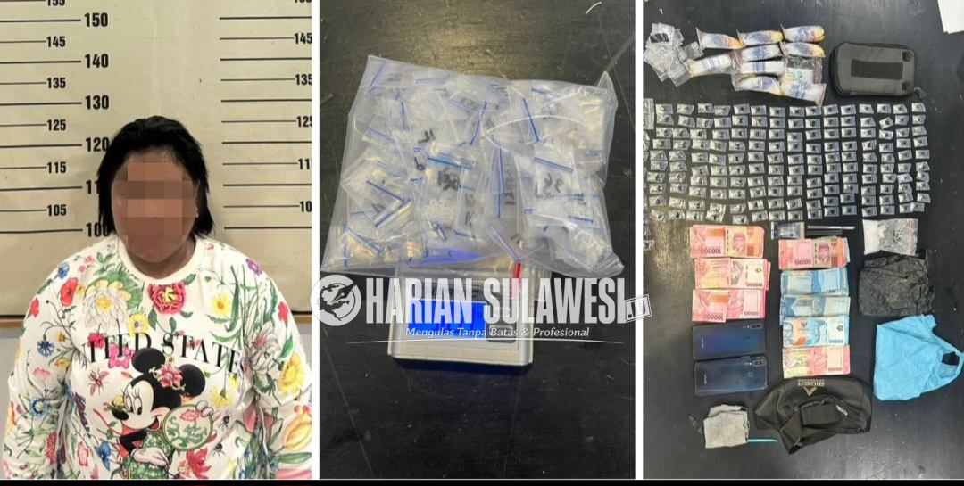 IRT di Ampana Tete Ditangkap, Polisi Sita 163 Paket Diduga Sabu Siap Edar