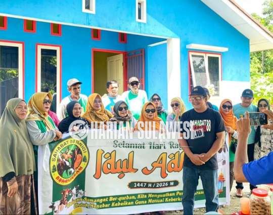 Enam Tahun Istiqamah Berkurban, Sahabat ’88’ Parigi Tebar Berkah untuk Warga Kurang Mampu