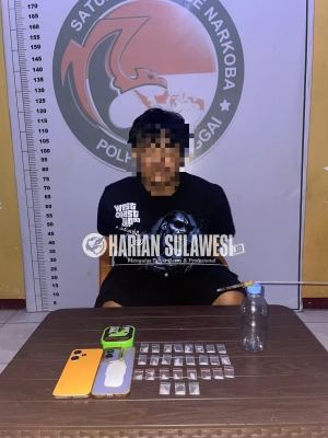 Sembunyikan 27 Paket Sabu di Bantal Guling, Pemuda di Luwuk Masuk Bui 