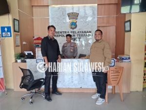 Merasa Dicemarkan di Media Sosial, Kades Tolai Didampingi PH, Adukan Pemilik Akun Facebook ke Polisi