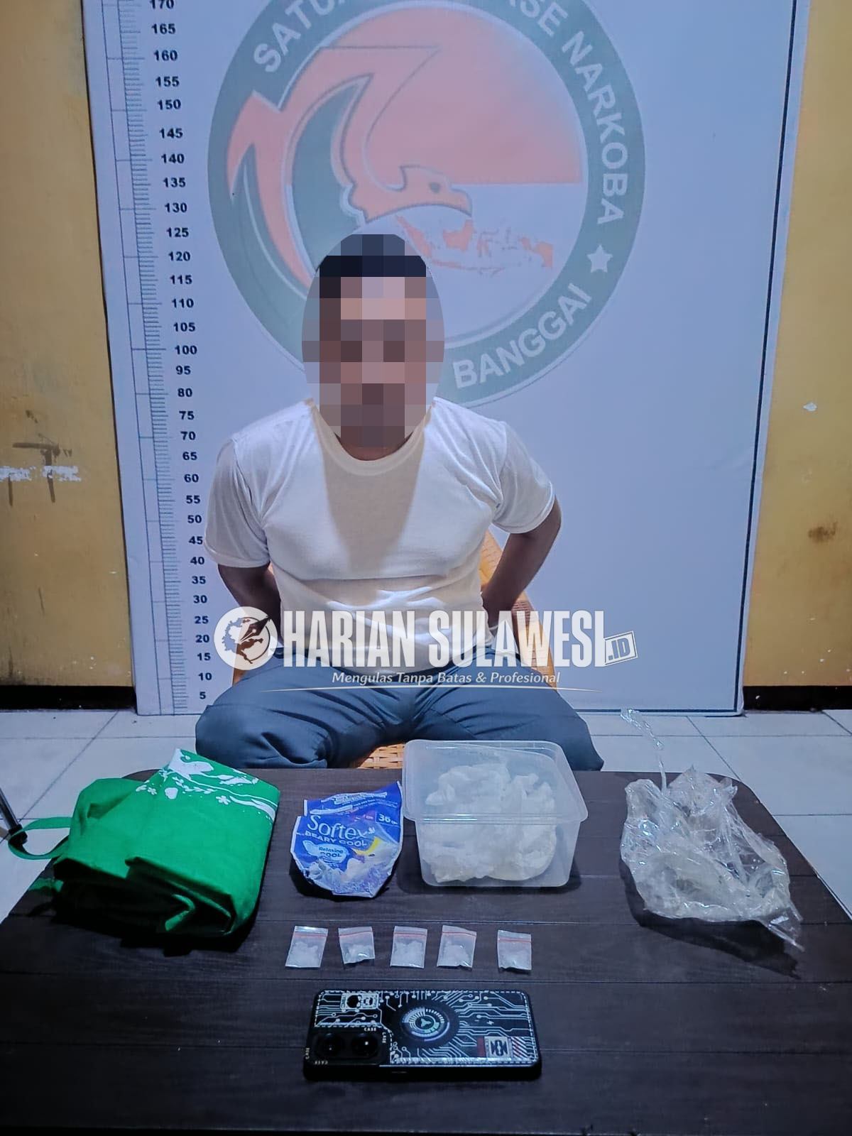 Satnarkoba Polres Banggai Bekuk Pengedar Sabu Asal Balantak