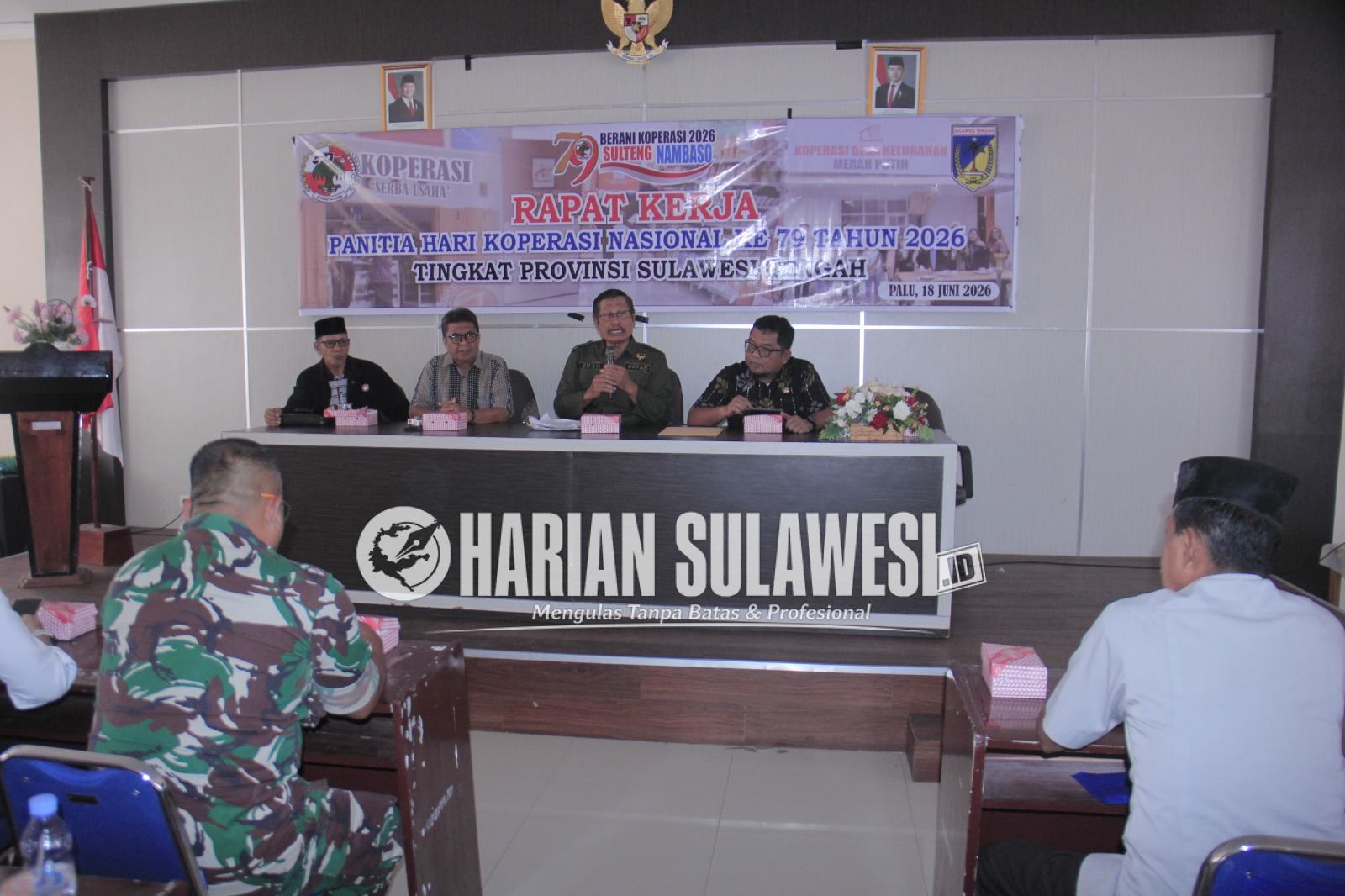 Dekopinwil Sulteng Gelar Rapat Kerja Persiapan Harkopnas ke-79
