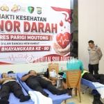 Sambut Hari Bhayangkara ke‑80, Polres Parigi Moutong Gelar Bakti Kesehatan dan Donor Darah