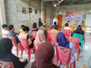 Polres Parimo Edukasi Warga Lobu Mandiri Lewat Program Kampung Bebas Narkoba
