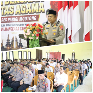 Polres Parigi Moutong Gelar Doa Lintas Agama Sambut Hari Bhayangkara Ke-80