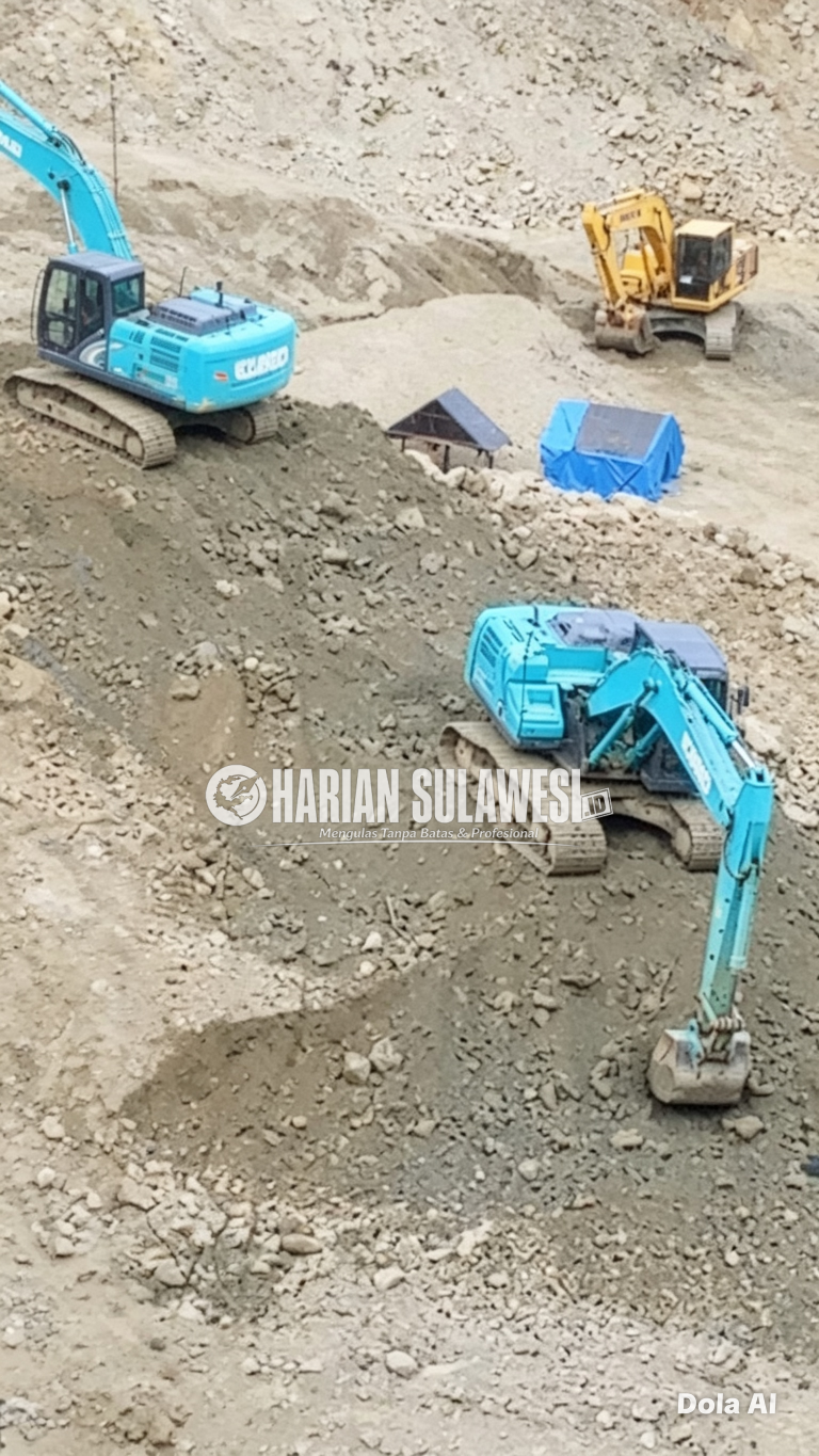 PETI Moutong Belum Lumpuh, Tiga Ekskavator Diduga Milik NW Masih Beroperasi, Nama Anggota DPRD Kembali Terseret