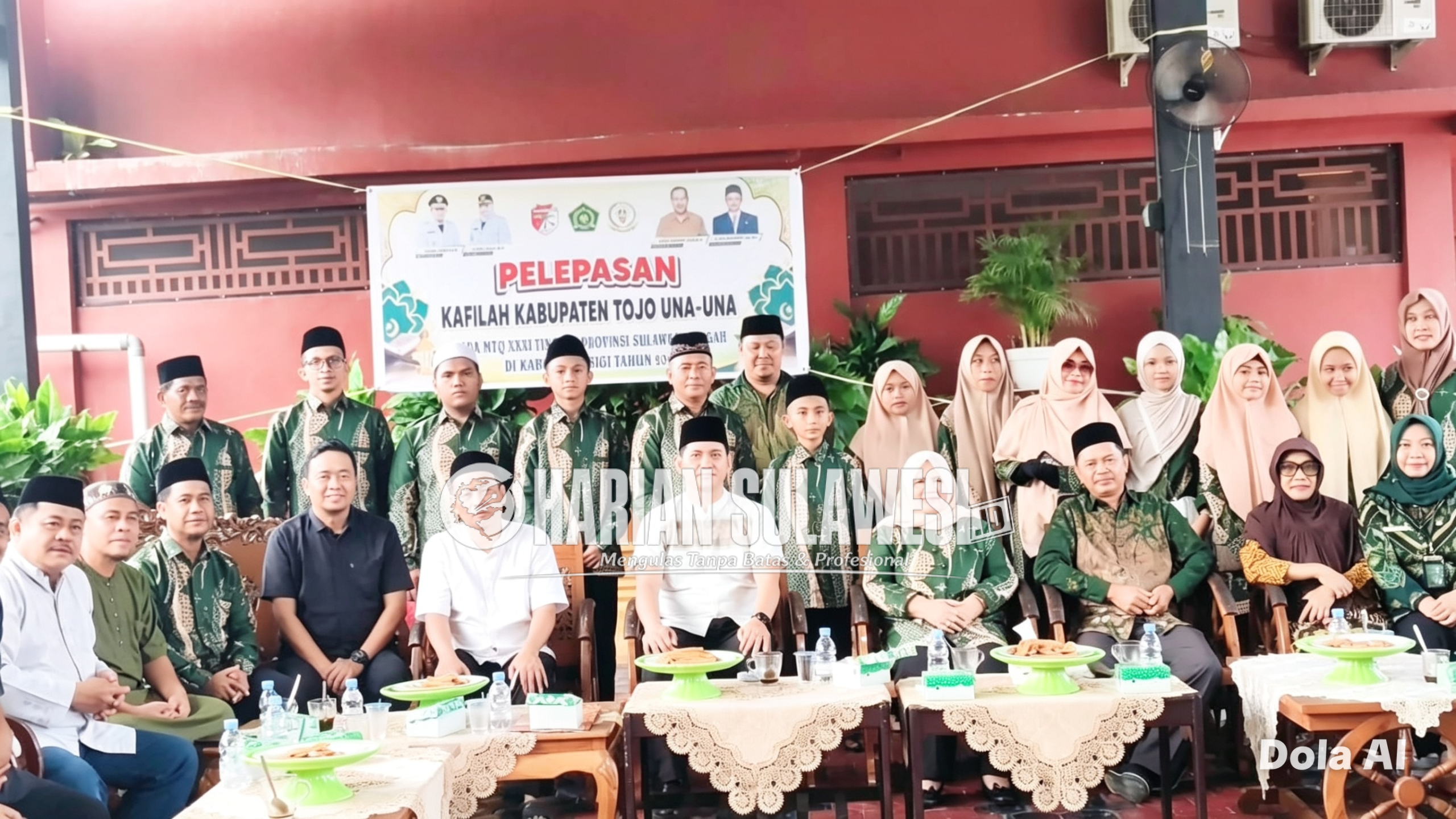 Wabup Surya Lepas Kafilah MTQ Tojo Una-Una ke Sigi, Tekankan Syiar Al-Qur’an dan Akhlak