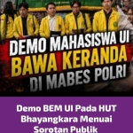 Aksi BEM UI yang Membawa Keranda Mayat saat Hari Bhayangkara Menuai Sorotan Publik
