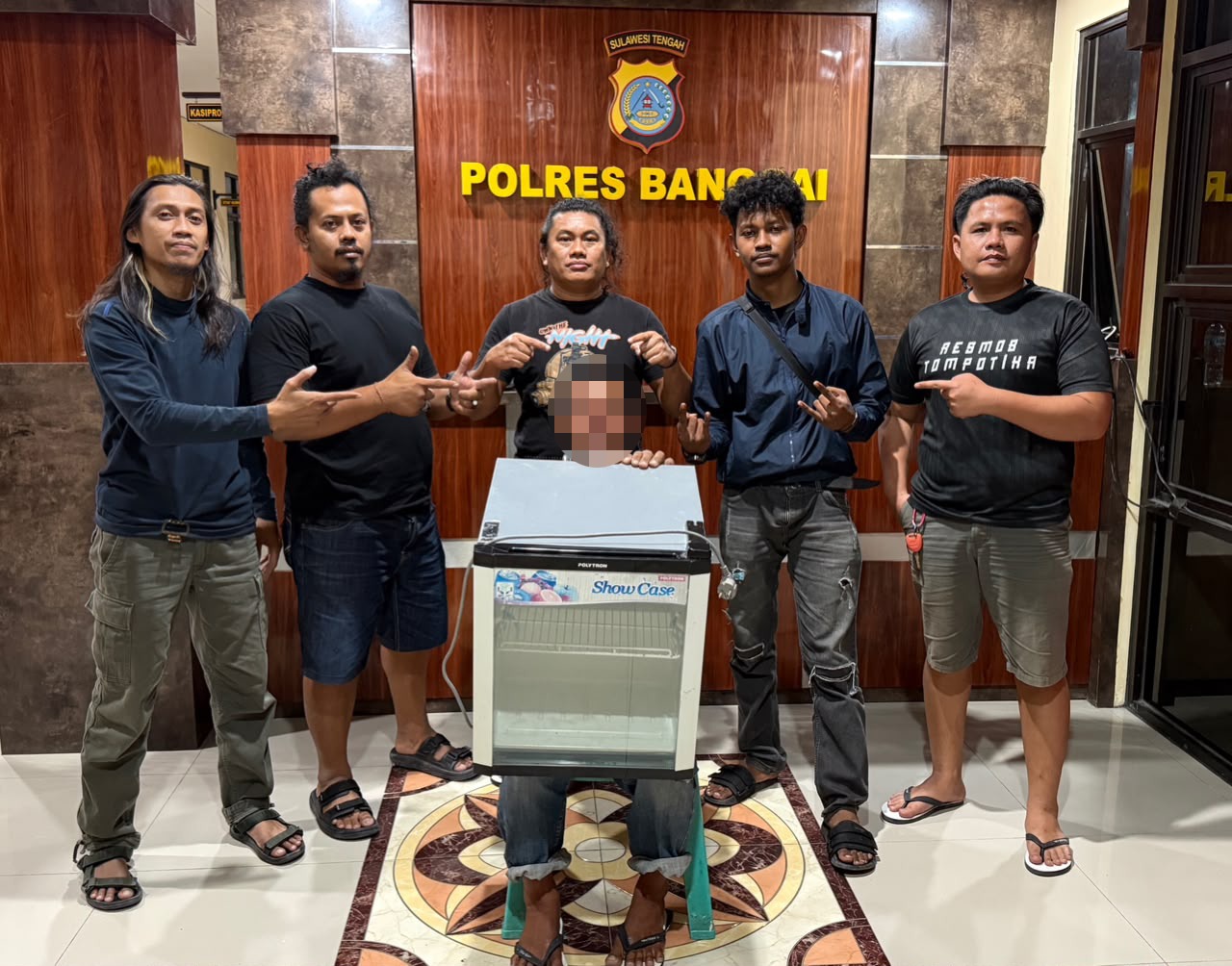 Pelaku Pencurian Kos BTN Nusagriya Dibekuk Tim URC Polres Banggai