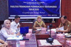 Pemkab Parimo dan Pemprov Sulteng Gelar Rapat Fasilitasi, Terkait Lahan Transmigrasi