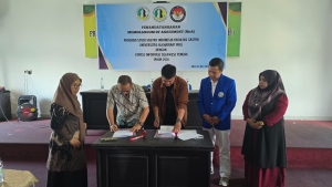 Prodi Sastra Indonesia Universitas Alkhairaat dan KI Sulteng Jalin Kerja Sama Tri Dharma Perguruan Tinggi
