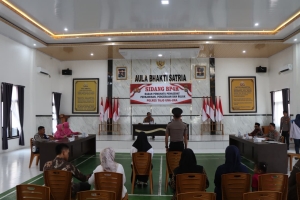 Polres Tojo Una-Una Gelar Sidang BP4R untuk Bekali Personel Jelang Pernikahan