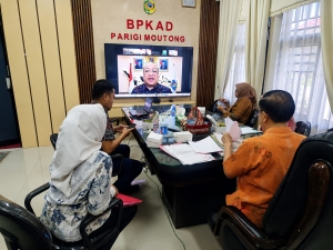 BPKAD Parigi Moutong Ikuti Desk Penganggaran Iuran JKN Bersama BPJS Kesehatan