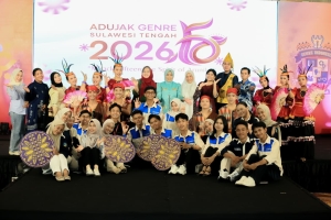 Merekam Gemilang 15 Tahun Genre Sulteng: Bunda Genre Parigi Moutong Hadiri Pembukaan Adujak 2026
