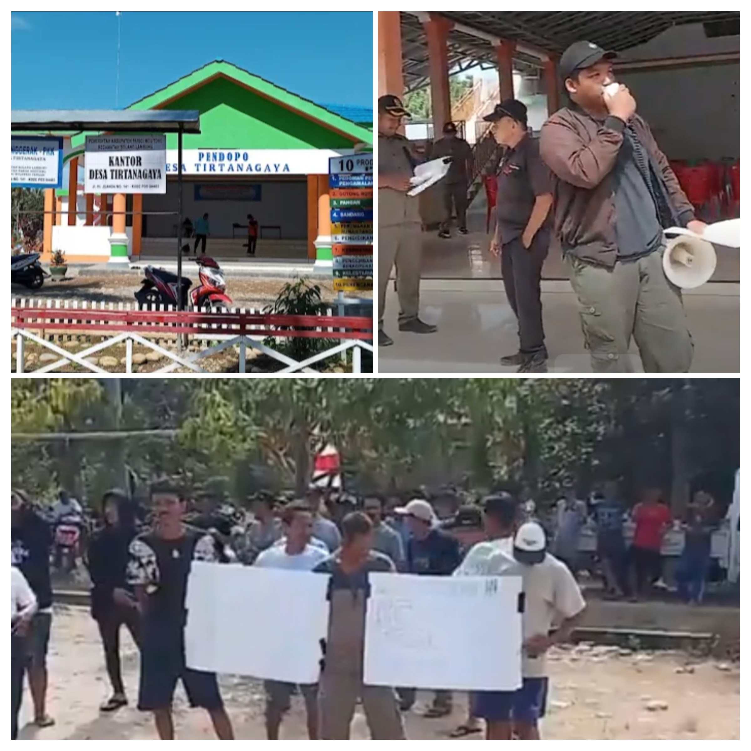 Warga Tirtanagaya Demo, Tuntut Transparansi Pengelolaan Dana Desa oleh Kadesnya, Begini Penyampaian Warganya