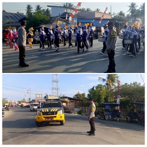 Pawai Walima Meriahkan Maulid Nabi di Moutong, Puluhan Kendaraan Dikawal Polisi