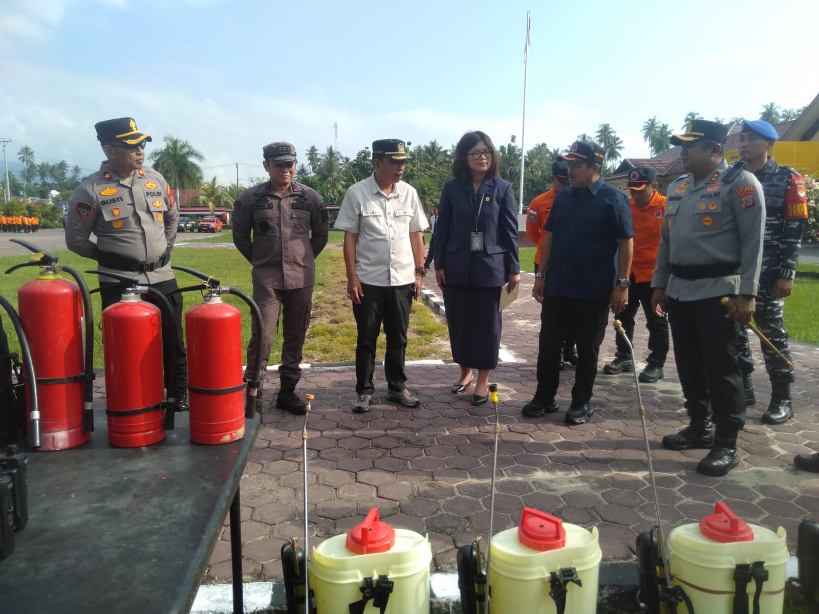 Kesiapsiagaan Bersama Cegah Karhutla: Pemkab Parimo Gelar Apel Pasukan dan Cek Peralatan