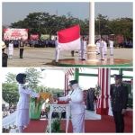 Peringati HUT ke-81 RI, Bendera Merah Putih Berkibar di Lapangan Eks STQ Touna   