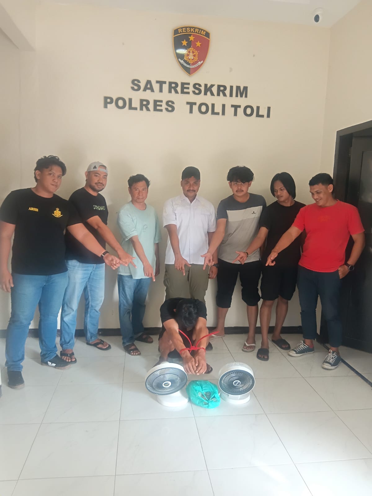 Cuma 1 Jam Usai Lapor, Resmob Tolitoli Tangkap Residivis yang Bongkar Lapak
