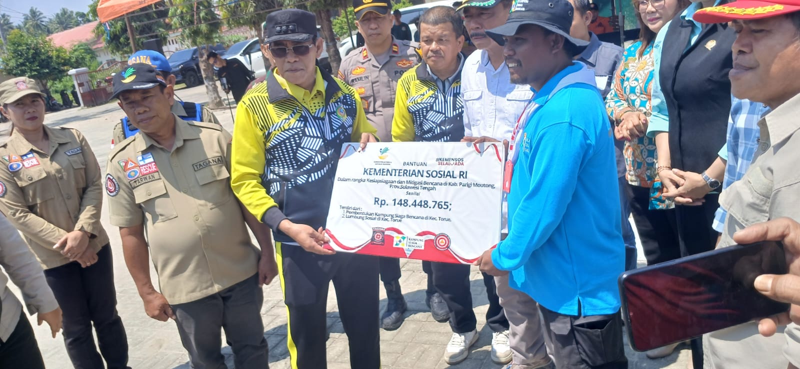 Kampung Siaga Bencana Dikukuhkan di Torue, Parimo, Jadi Langkah Perkuat Kesiapsiagaan Warga