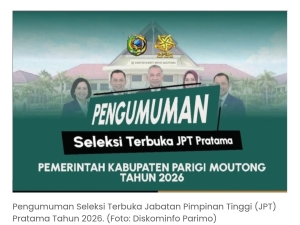 Perkuat Tata Kelola, Pemkab Parimo Buka Seleksi Terbuka Jabatan Pimpinan Tinggi Pratama
