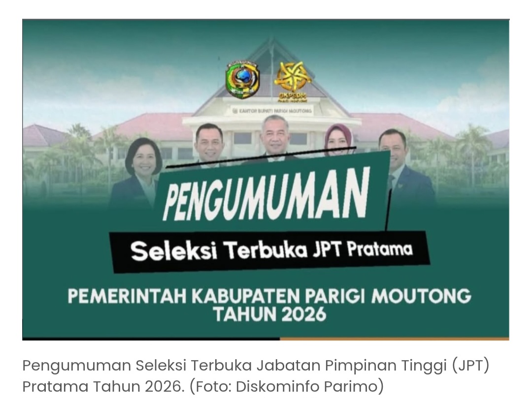 Perkuat Tata Kelola, Pemkab Parimo Buka Seleksi Terbuka Jabatan Pimpinan Tinggi Pratama