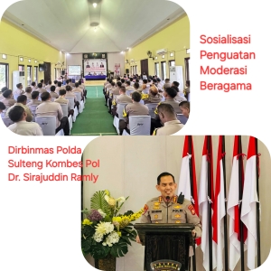 Polda Sulteng dan FKUB Perkuat Moderasi Beragama bagi Bhabinkamtibmas Parimo