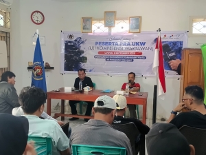 Pelajari Regulasi Pers, 18 Jurnalis di Banggai Ikuti Pra UKW 