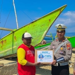 Sambut Harlantas ke-71, Satlantas Polresta Banggai Bagi Sembako