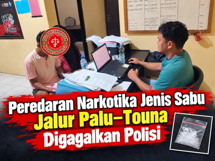 Bawa 42 Paket Sabu dari Palu, Kurir Lintas Wilayah Digagalkan di Pelabuhan Wakai